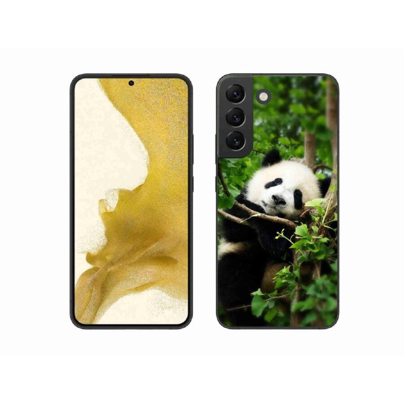 Gélový kryt mmCase na mobil Samsung Galaxy S22+ 5G - panda