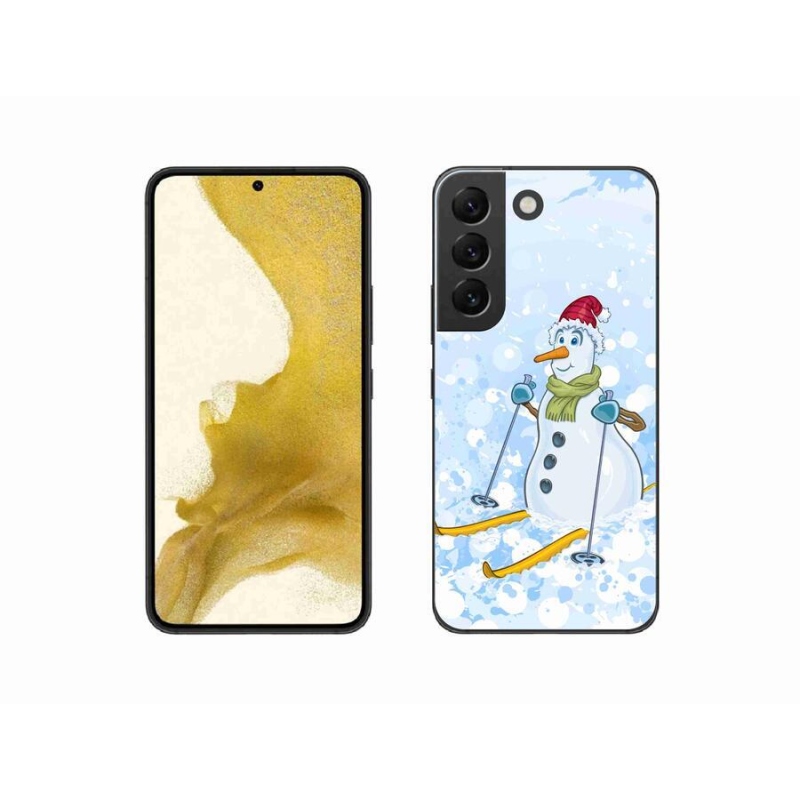 Gélový kryt mmCase na mobil Samsung Galaxy S22 5G - snehuliak