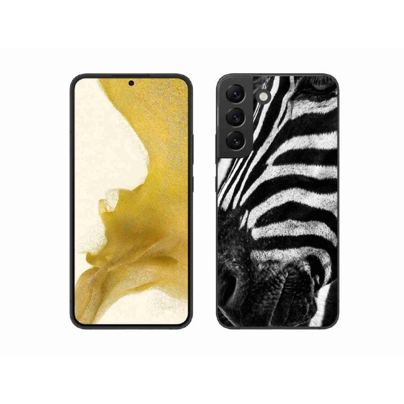 Gélový kryt mmCase na mobil Samsung Galaxy S22+ 5G - zebra