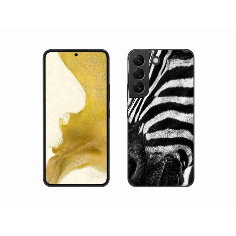 Gélový kryt mmCase na mobil Samsung Galaxy S22 5G - zebra