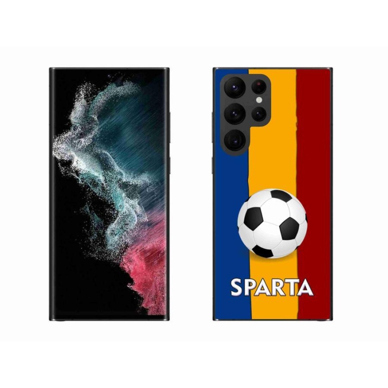 Gélový kryt mmCase na mobil Samsung Galaxy S22 Ultra 5G - futbal 1