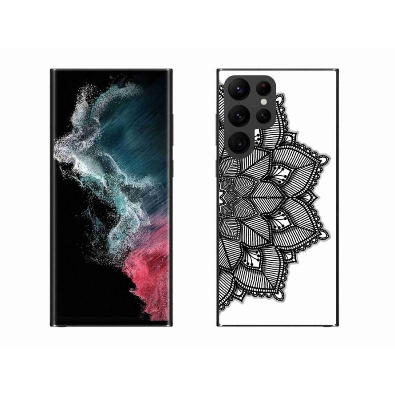 Gélový kryt mmCase na mobil Samsung Galaxy S22 Ultra 5G - mandala