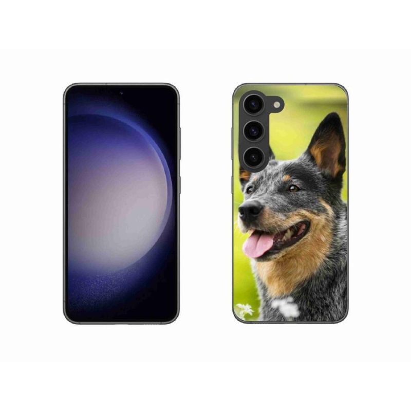 Gélový kryt mmCase na mobil Samsung Galaxy S23 5G - austrálsky pastiersky pes