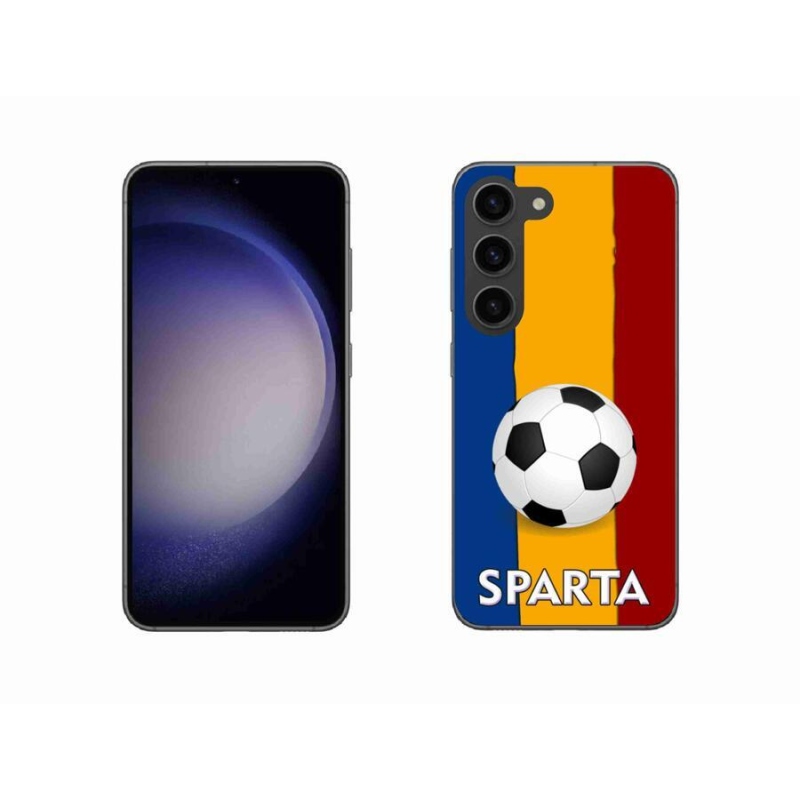 Gélový kryt mmCase na mobil Samsung Galaxy S23 5G - futbal 1