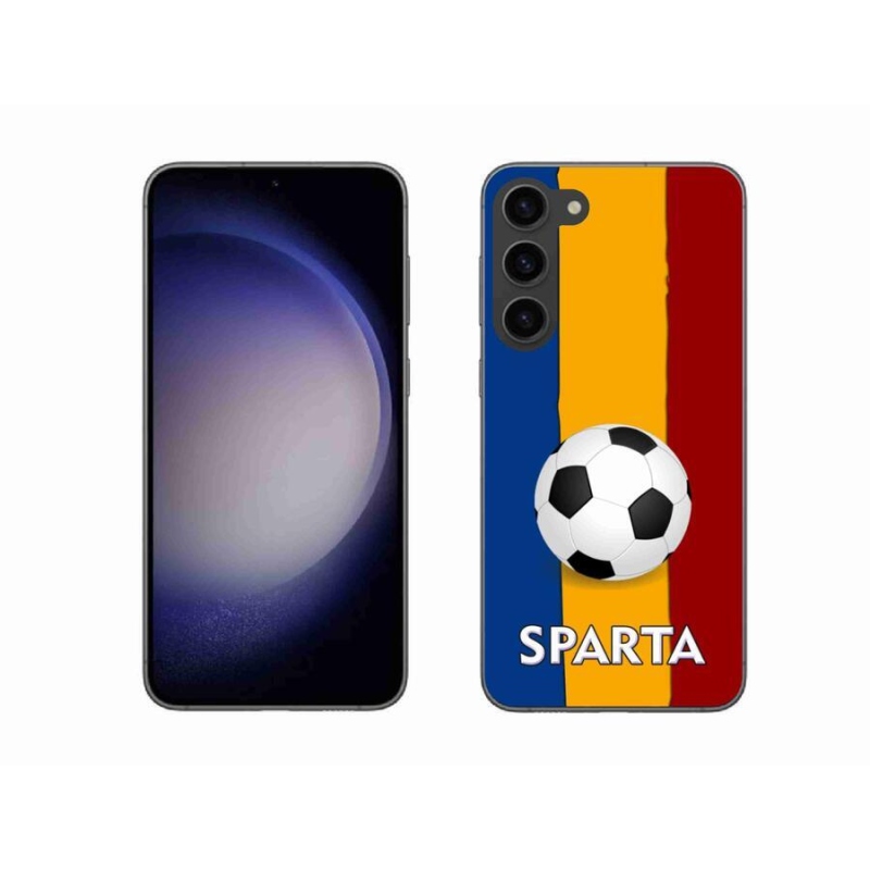 Gélový kryt mmCase na mobil Samsung Galaxy S23+ 5G - futbal 1