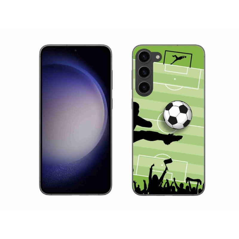 Gélový kryt mmCase na mobil Samsung Galaxy S23+ 5G - futbal 3