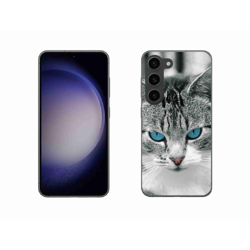 Gélový kryt mmCase na mobil Samsung Galaxy S23 5G - mačacie pohľad 1
