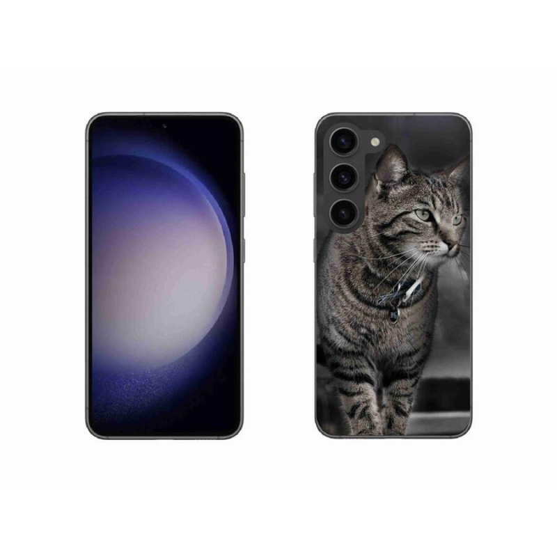 Gélový kryt mmCase na mobil Samsung Galaxy S23 5G - mačka