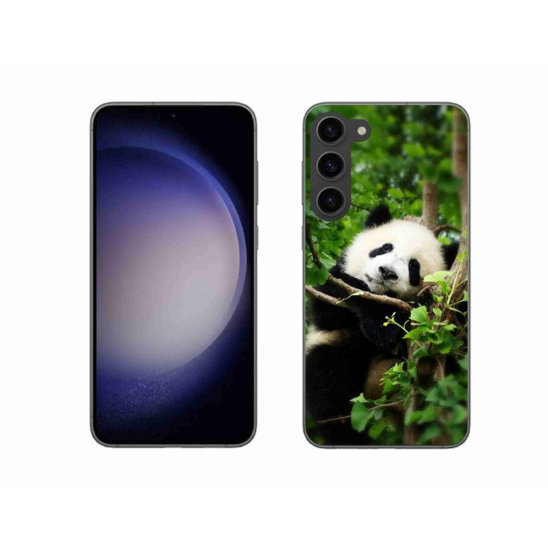 Gélový kryt mmCase na mobil Samsung Galaxy S23+ 5G - panda