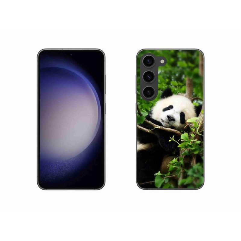 Gélový kryt mmCase na mobil Samsung Galaxy S23 5G - panda