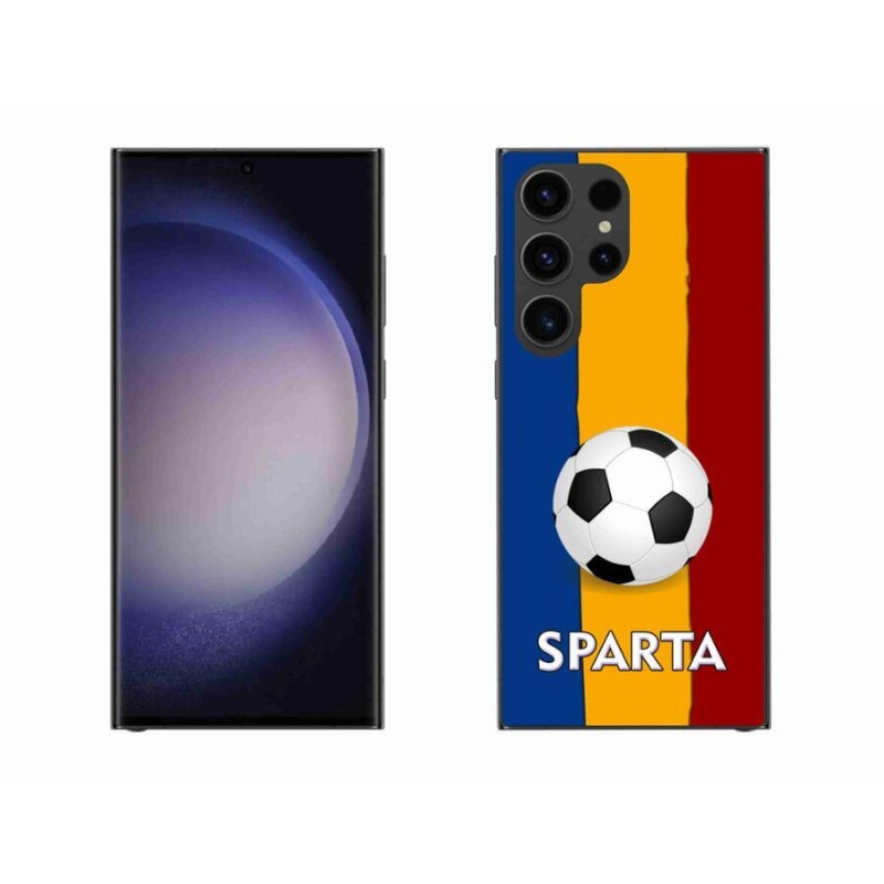 Gélový kryt mmCase na mobil Samsung Galaxy S23 Ultra 5G - futbal 1