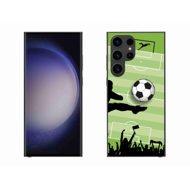 Gélový kryt mmCase na mobil Samsung Galaxy S23 Ultra 5G - futbal 3