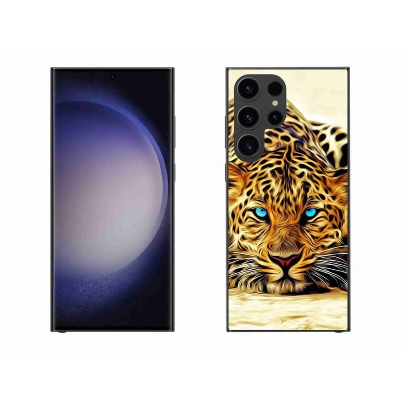 Gélový kryt mmCase na mobil Samsung Galaxy S23 Ultra 5G - kreslený tiger