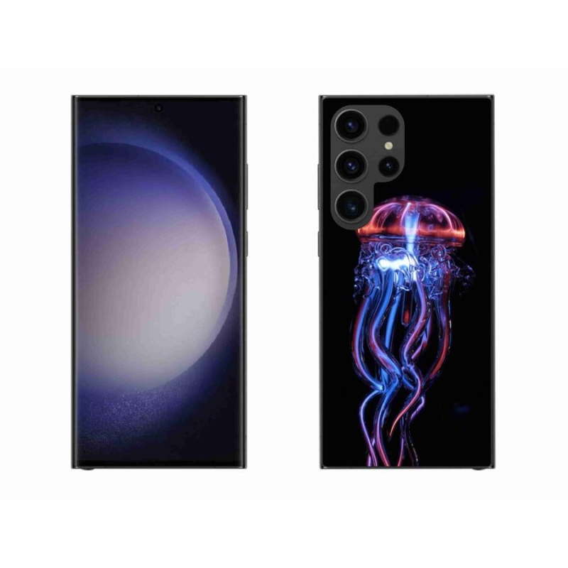 Gélový kryt mmCase na mobil Samsung Galaxy S23 Ultra 5G - medúza