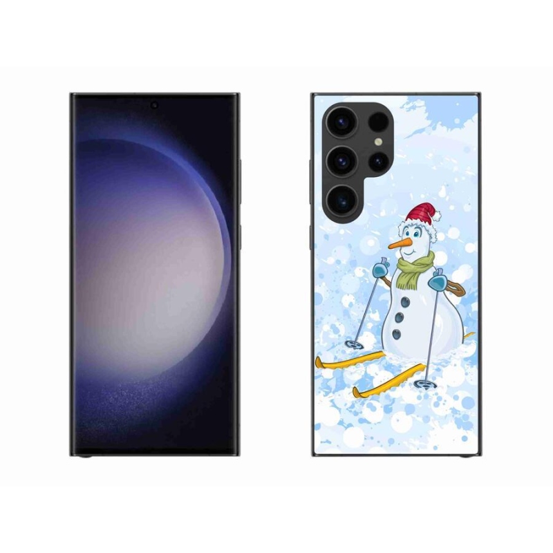 Gélový kryt mmCase na mobil Samsung Galaxy S23 Ultra 5G - snehuliak