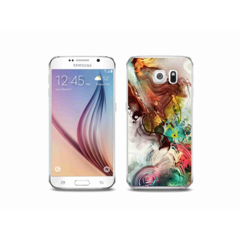 Gélový kryt mmCase na mobil Samsung Galaxy S6 - abstrakt 1