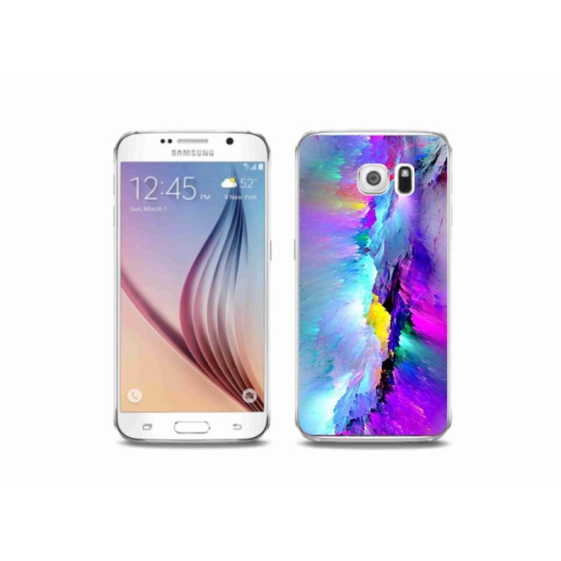 Gélový kryt mmCase na mobil Samsung Galaxy S6 - abstrakt