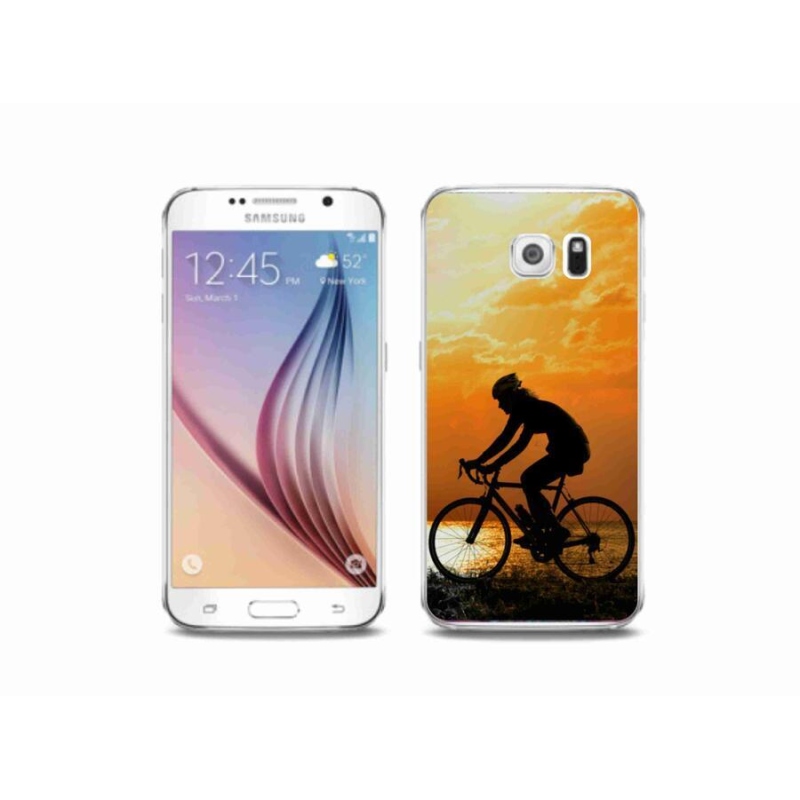 Gélový kryt mmCase na mobil Samsung Galaxy S6 - cyklovýlety