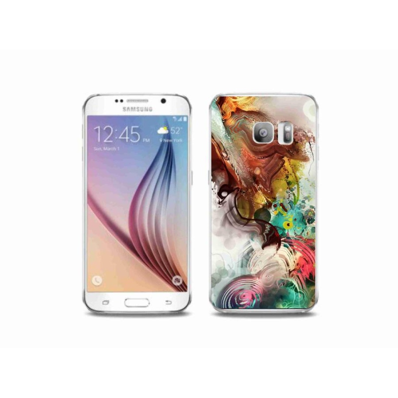 Gélový kryt mmCase na mobil Samsung Galaxy S6 Edge - abstrakt 1