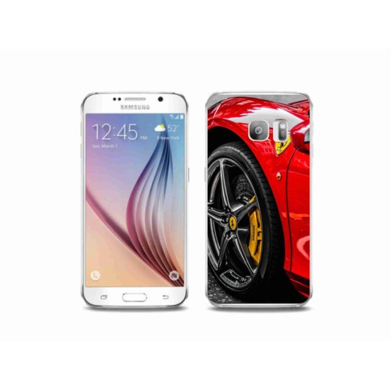 Gélový kryt mmCase na mobil Samsung Galaxy S6 Edge - auto 1