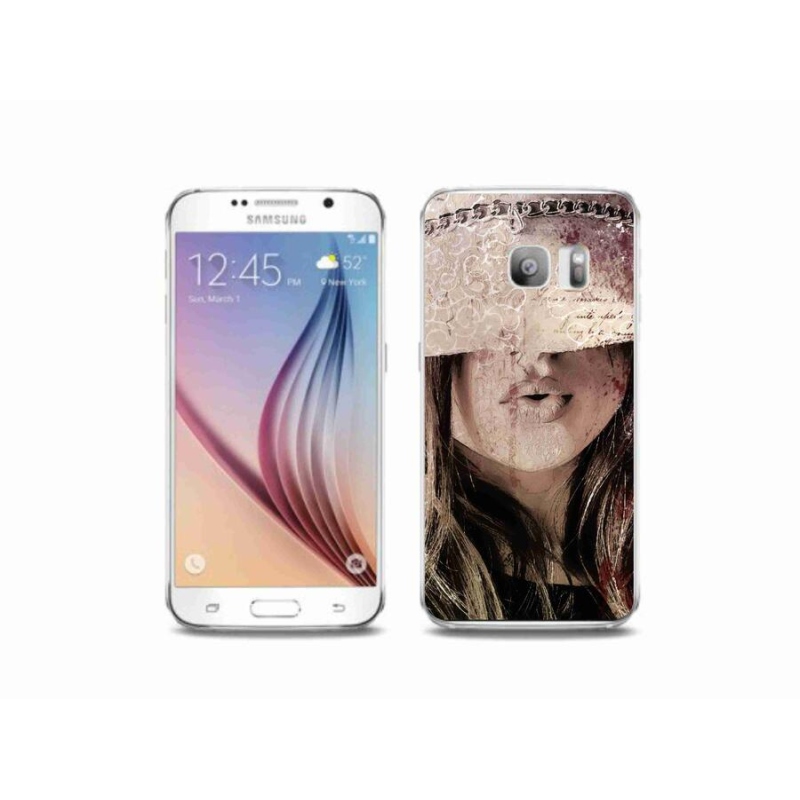 Gélový kryt mmCase na mobil Samsung Galaxy S6 Edge - dievča