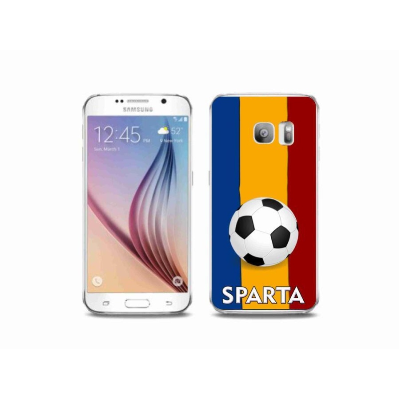 Gélový kryt mmCase na mobil Samsung Galaxy S6 Edge - futbal 1