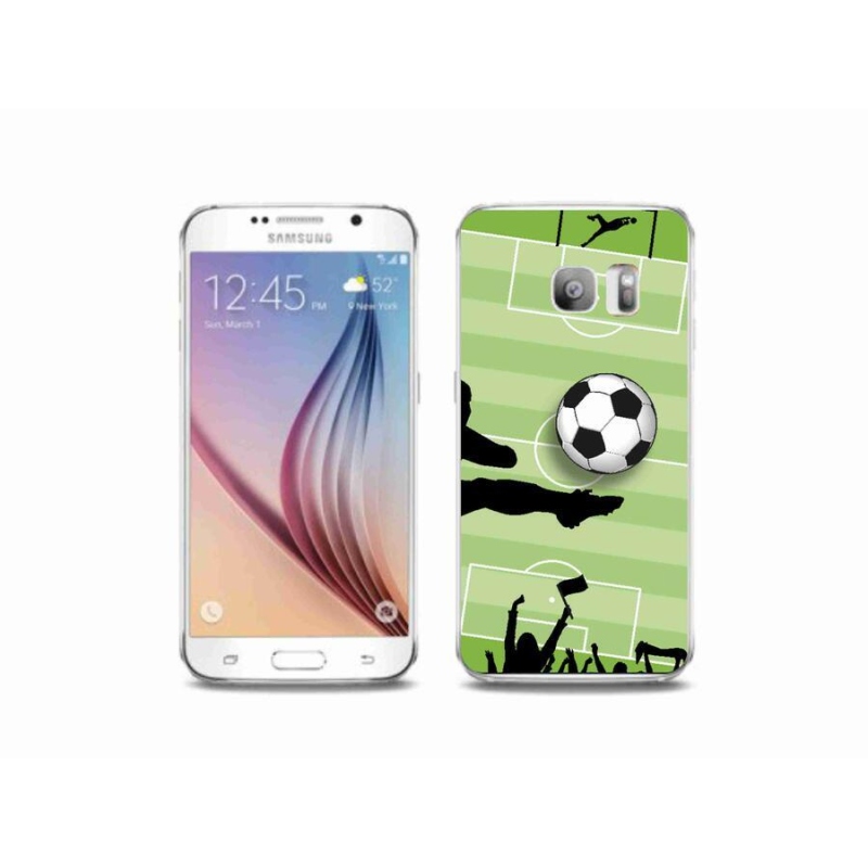 Gélový kryt mmCase na mobil Samsung Galaxy S6 Edge - futbal 3