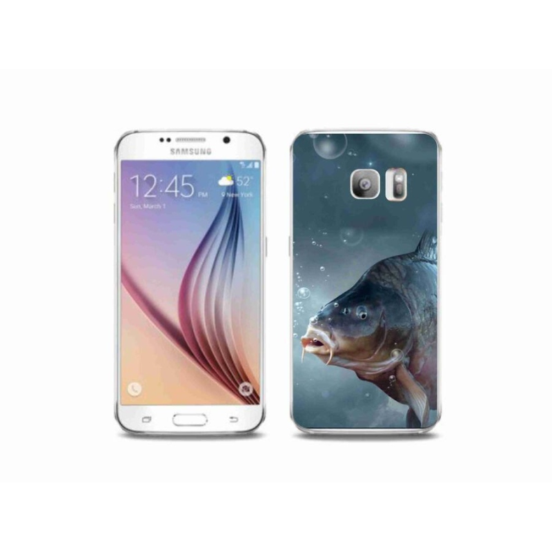 Gélový kryt mmCase na mobil Samsung Galaxy S6 Edge - kapor a bublinky