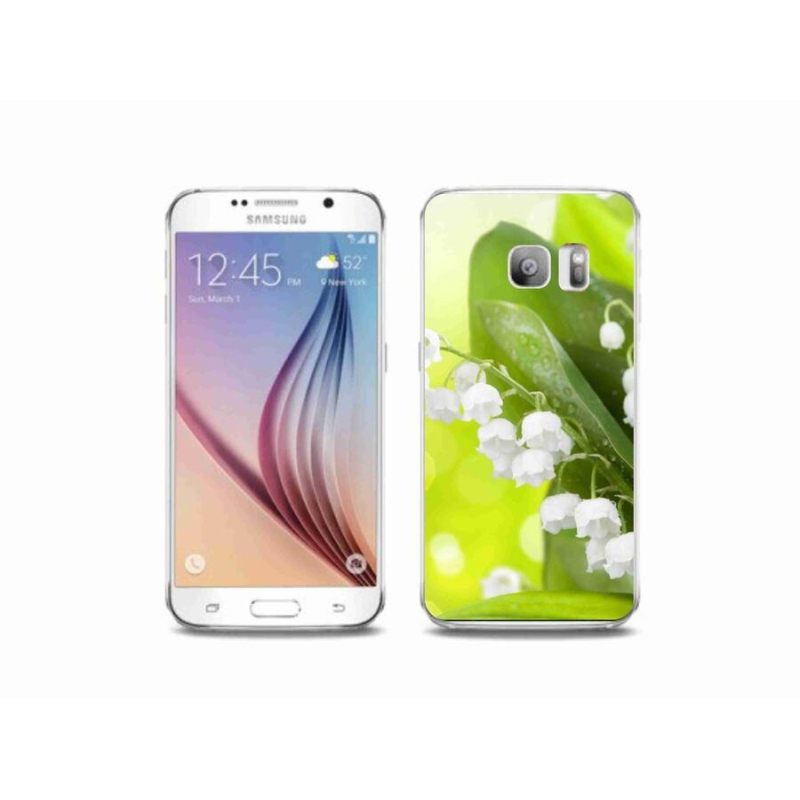 Gélový kryt mmCase na mobil Samsung Galaxy S6 Edge - konvalinka