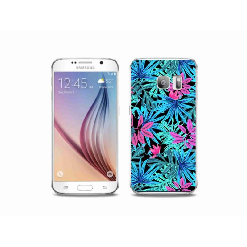 Gélový kryt mmCase na mobil Samsung Galaxy S6 Edge - kvety 3