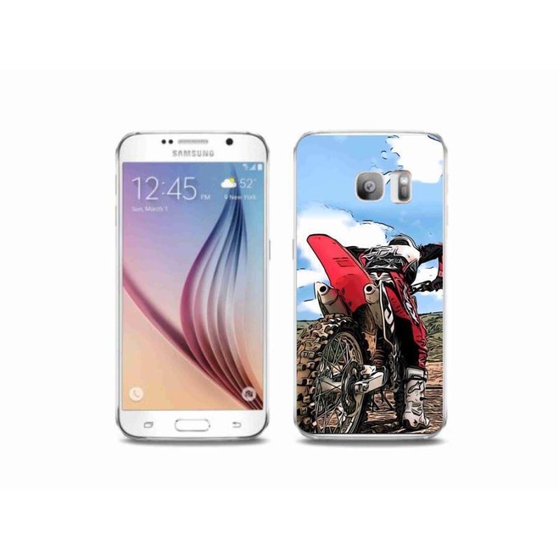 Gélový kryt mmCase na mobil Samsung Galaxy S6 Edge - moto