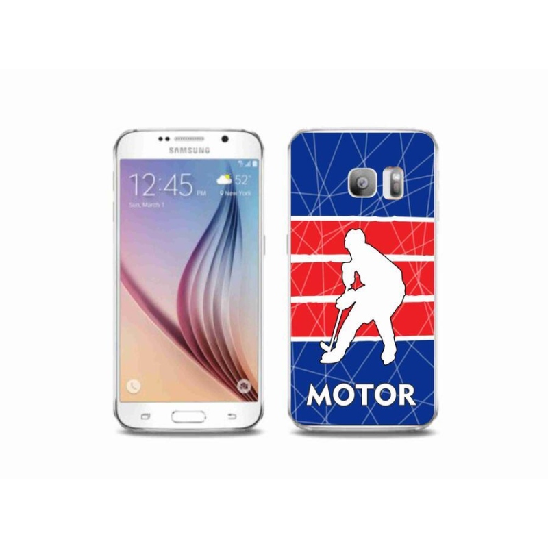 Gélový kryt mmCase na mobil Samsung Galaxy S6 Edge - Motor