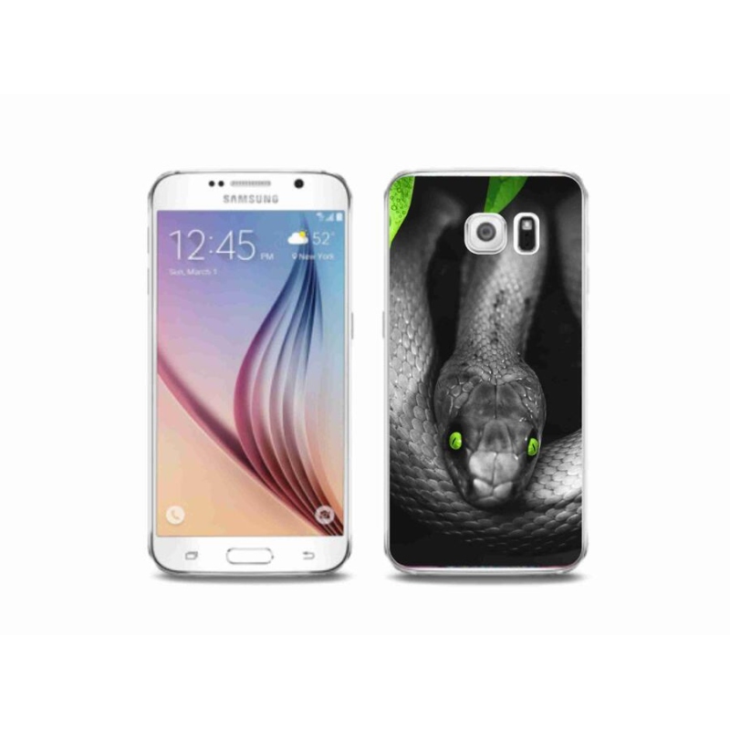 Gélový kryt mmCase na mobil Samsung Galaxy S6 - had