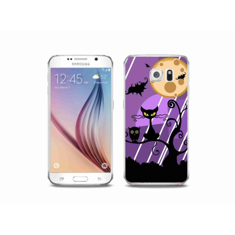 Gélový kryt mmCase na mobil Samsung Galaxy S6 - halloween