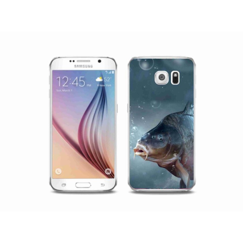 Gélový kryt mmCase na mobil Samsung Galaxy S6 - kapor a bublinky