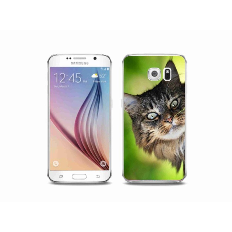 Gélový kryt mmCase na mobil Samsung Galaxy S6 - mačka 3