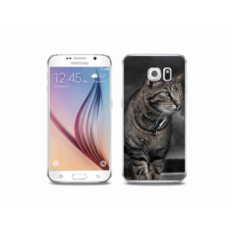 Gélový kryt mmCase na mobil Samsung Galaxy S6 - mačka