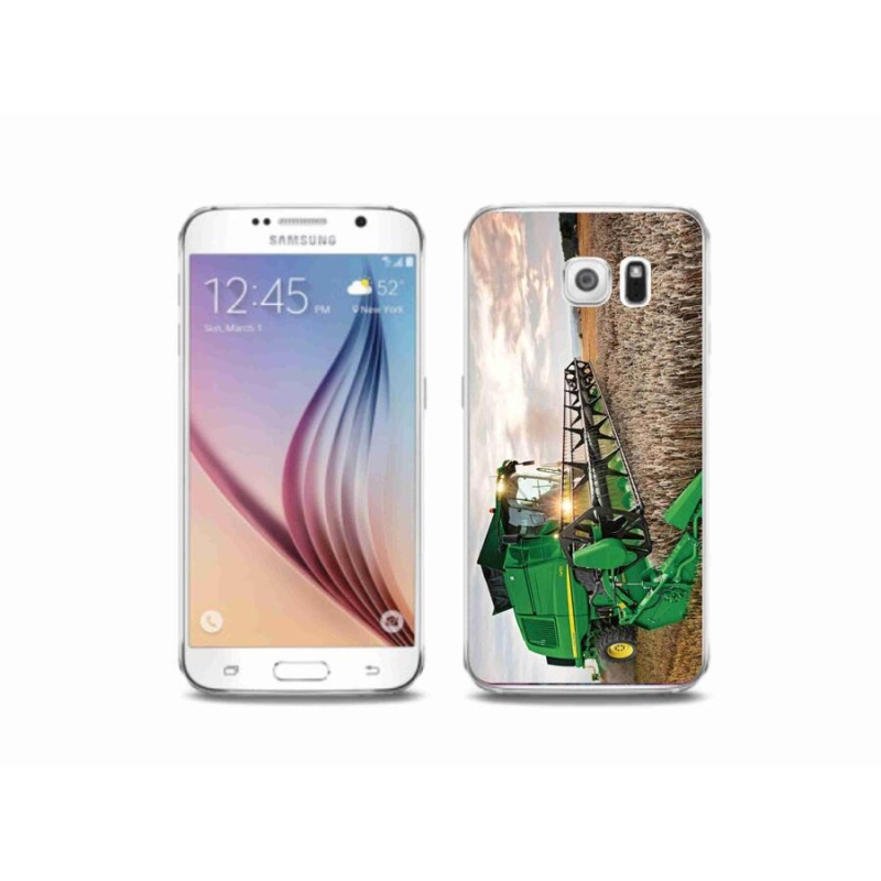 Gélový kryt mmCase na mobil Samsung Galaxy S6 - kombajn