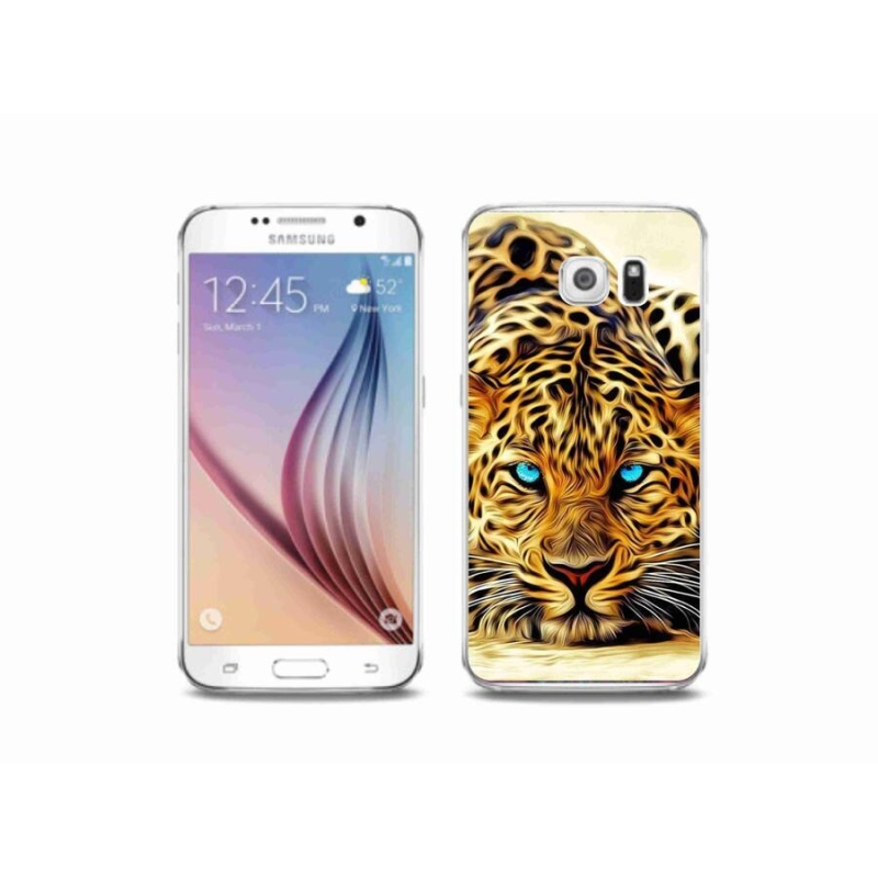 Gélový kryt mmCase na mobil Samsung Galaxy S6 - kreslený tiger