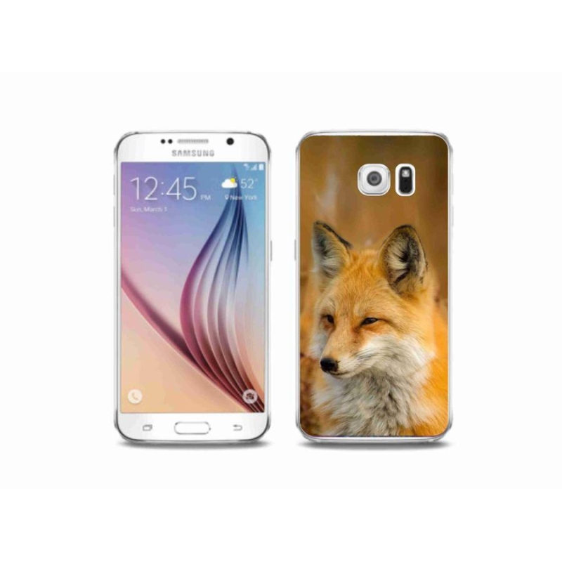 Gélový kryt mmCase na mobil Samsung Galaxy S6 - líška