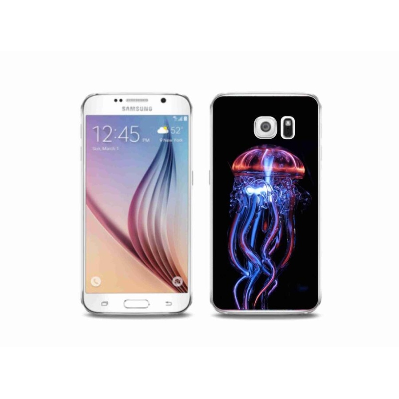 Gélový kryt mmCase na mobil Samsung Galaxy S6 - medúza