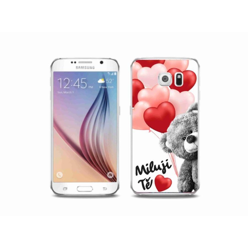 Gélový kryt mmCase na mobil Samsung Galaxy S6 - milujem Ťa