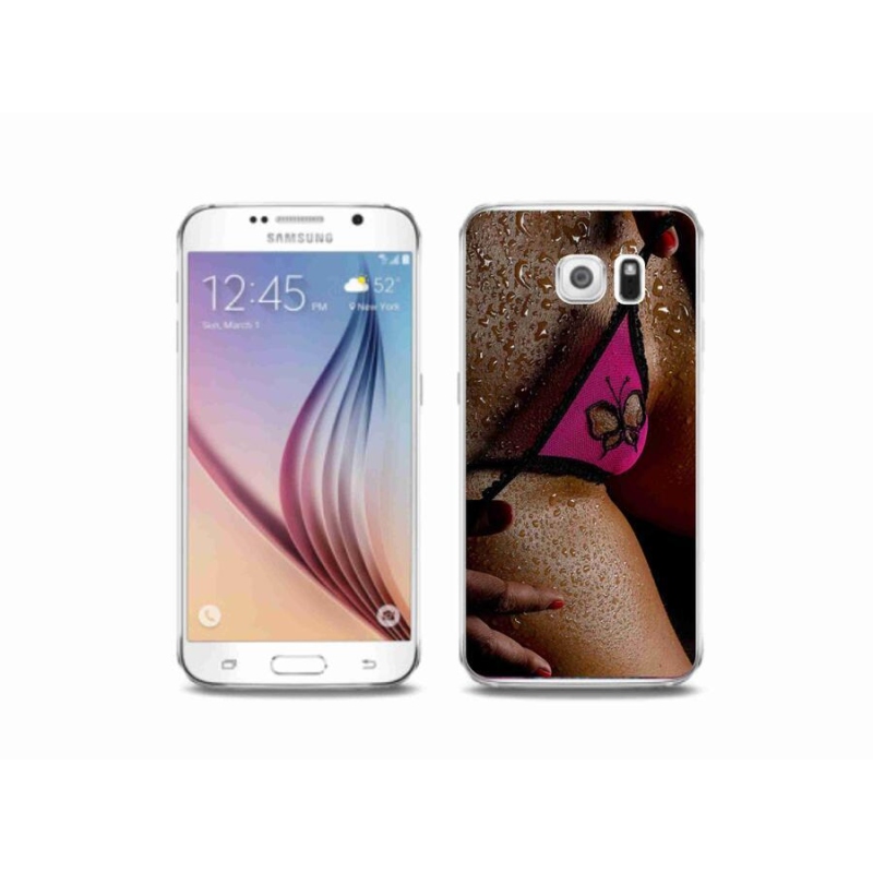 Gélový kryt mmCase na mobil Samsung Galaxy S6 - sexy žena