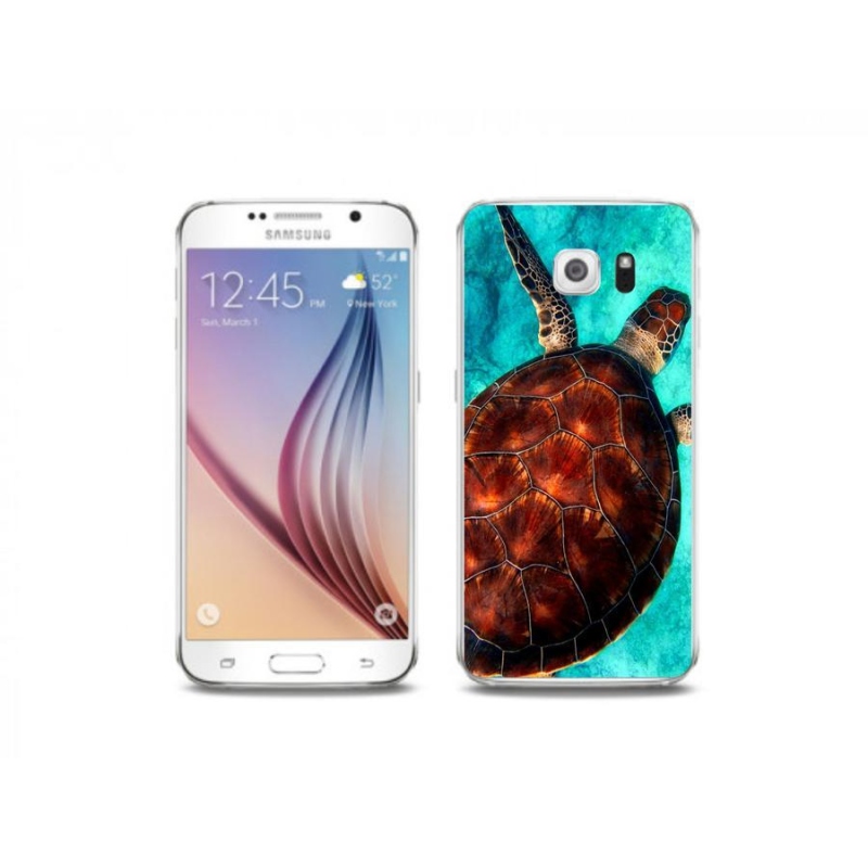 Gélový kryt mmCase na mobil Samsung Galaxy S6 - korytnačka