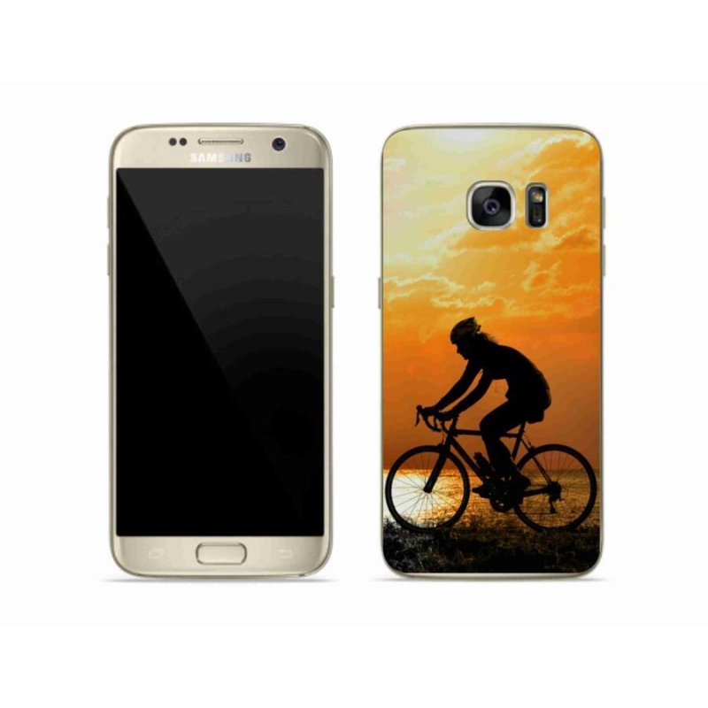 Gélový kryt mmCase na mobil Samsung Galaxy S7 - cyklovýlety