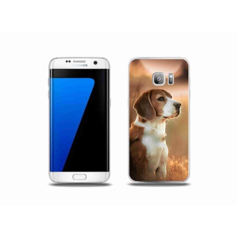 Gélový kryt mmCase na mobil Samsung Galaxy S7 Edge - bígl