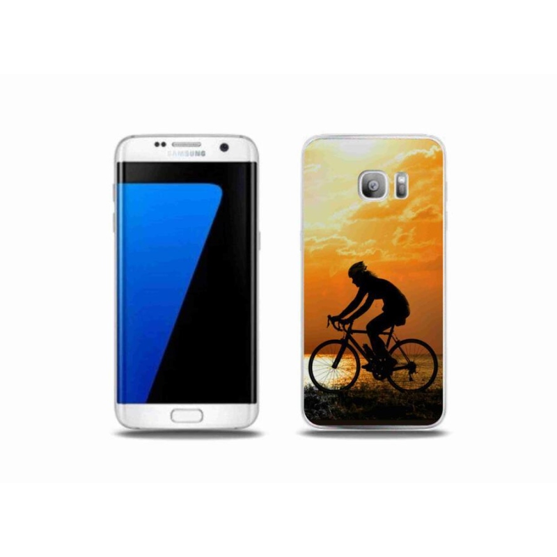 Gélový kryt mmCase na mobil Samsung Galaxy S7 Edge - cyklovýlety