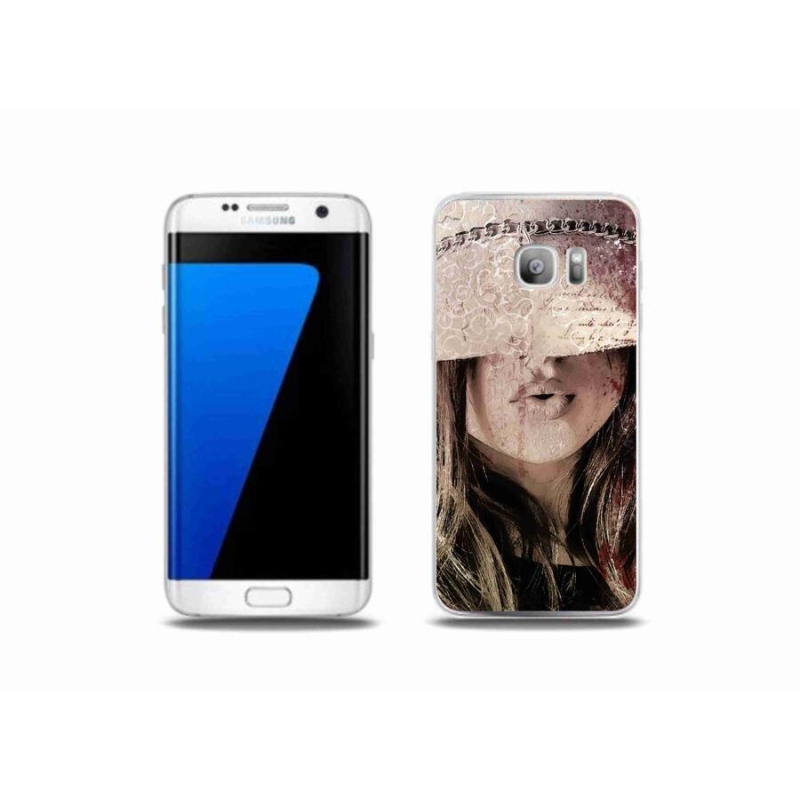 Gélový kryt mmCase na mobil Samsung Galaxy S7 Edge - dievča