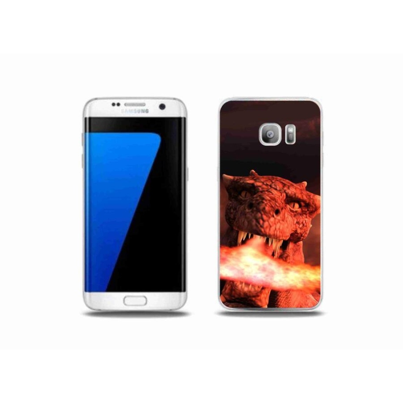 Gélový kryt mmCase na mobil Samsung Galaxy S7 Edge - drak