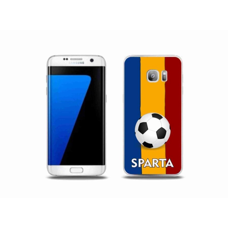 Gélový kryt mmCase na mobil Samsung Galaxy S7 Edge - futbal 1